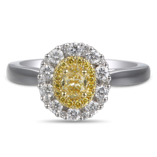 6F603844AULRYD 18KT Yellow Diamond Ring